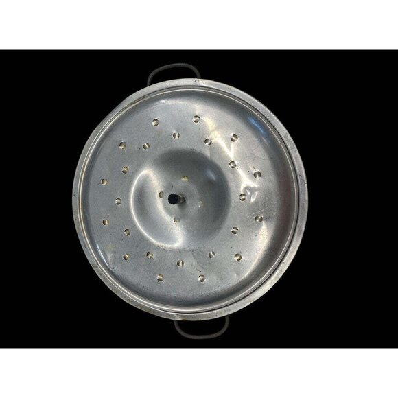 Vintage Aluminum Multi-Purpose Steamer & Roaster With Perforated Lid And Removab - Picture 6 of 8